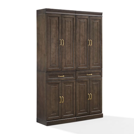 Crosley Stanton 2-Piece Kitchen Storage Pantry Cabinet Set KF33033CO