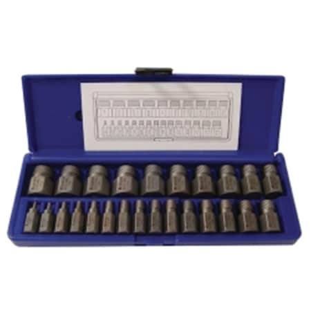 Keen 25 Piece Hex Head Multi-Spline Extractor Set KE2590603