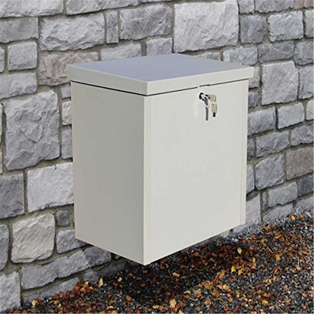 Qualarc Parcel Chest Secure Delivery Box- Textured Gray- Medium PCSDB-MB