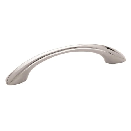 Amerock Vaile 3-3/4 in 96 mm Center-to-Center Polished Chrome Cabinet Pull, 10PK 10BX5300326