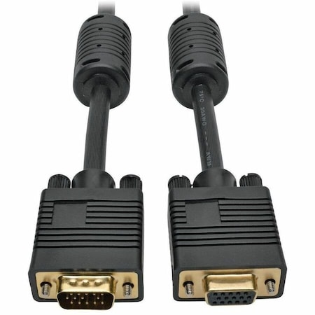Tripp Lite VGA MONITOR EXTENSION CABLE COAX HIGH RESOLUTION M/F 1080P 3FT P500-003