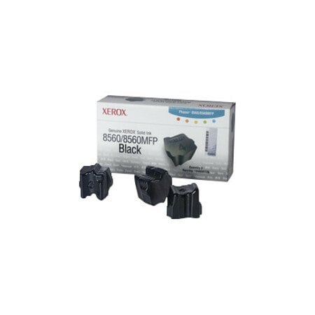 Xerox Solid Ink Sticks- f- Phaser 8560-8560MFP- 3400 Pg Yld- Black XER108R00726