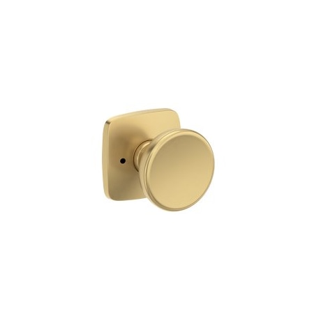 Baldwin Residential Door Knobs Privacy Reversible Lifetime Satin Brass PVSOLSFR044