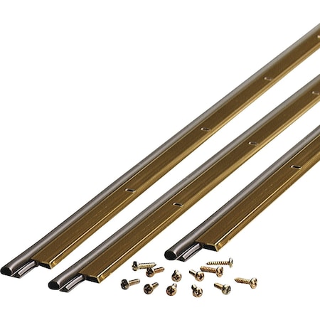 M-D Building Products Building Products Gold Aluminum & Vinyl Screw-on Top & Sides Door Seal Kit 1271
