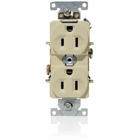 Leviton Dup 15A 125V Self-Gr Ivr C5262-I