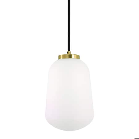 Afx Olivia 7in LED Pendant - Light Antique Brass OLIP07LAJUDLB
