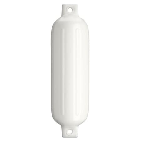 Multinautic BOAT FENDER PVC WHT 6-1/2X22IN 35008