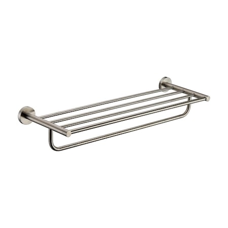 Alfi Brand Brushed Nickel 26" Towel Bar & Shelf Bathroom Accessory AB9538-BN