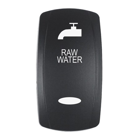 Pacer Group Pacer Actuator - 'RAW WATER' f/V Series Contura Switches - Black - Laser Etched Top/Bottom Light EV2LE-RAW