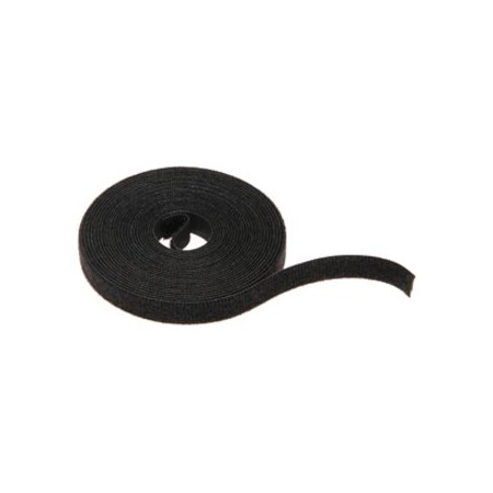 Leviton Bulk Hook And Loop Wrap, 15 Foot Roll Black, 1/2" X 15' 43115-15
