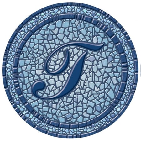 Poolsaic&8482 POOLSAIC  29 in. dia. Monogram Mosaic Poolsaic Mat- T 67B00-0044T