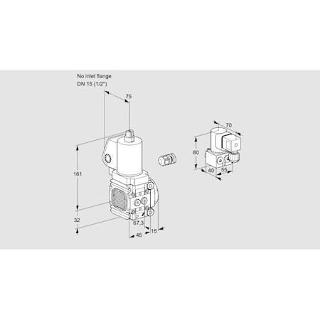 Honeywell Kromschroder VAS1-/15R/NQSL KS88024955