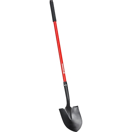 Corona Tools Round Point Shovel, 15-Gauge, 12. in Head, 48 in. Fiberglass Handle SS 26020