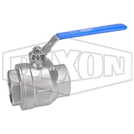 Dixon Ball Valve, 3 in Nominal, FNPT End Style, Full Port, RPTFE Seat/Joint Gasket/Thrust Washer Softgoods SSLBV300