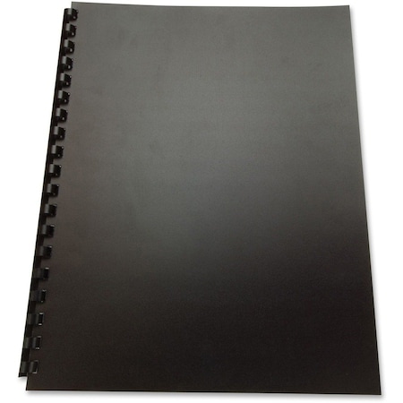Swingline Gbc Poly Binding Cover, 11x8.5, Black, PK25 25818