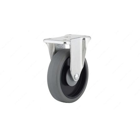 Kd 5 in. Rigid Thermoplastic Rubber Caster, Gray KD2683131