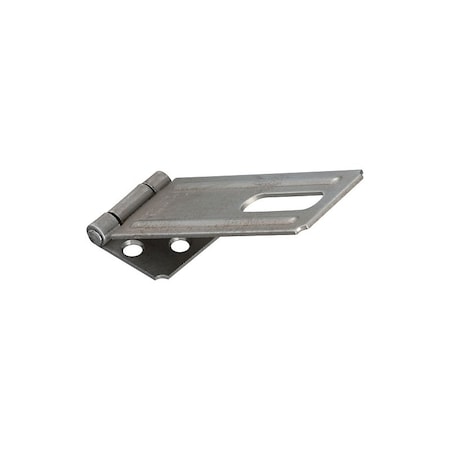 National Hardware V30 Series Safety Hasp, 4-1/2 in L, 1-1/2 in W, Galvanized Steel, 0.44 in Dia Shackle N102-764