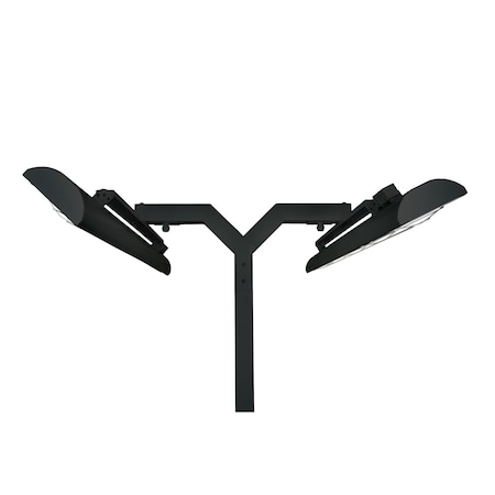 Eurofase 39in 8Ft Black Pole Mount With Double Crossbar EF3908PMDB