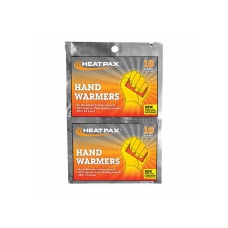 Occunomix HEAT PAX, Hand and Foot Warmer, Hand Warmer, 6.1 in L x 4.84 in W, Orange Woven Pack Inside 561-1100-10R