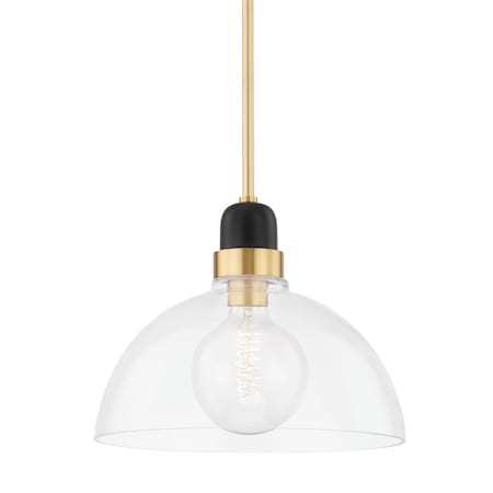 Mitzi Camile 1 Light Pendant 5.25 In. Aged Brass H482701L-AGB