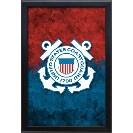 Holland Bar Stool Co United States Coast Guard 15.75in x 23.5in LED Snap Frame Lightbox by Company LBSnap