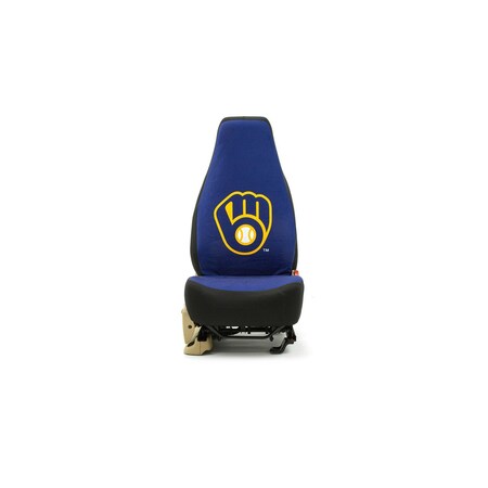 Coverking UNIVERSAL SEAT COVER ULTI-SUEDE WITH MILWAUKEE BREWERS LOGO H2Z4NQ