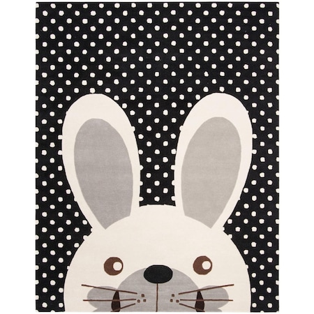 Safavieh Kids RugBlack & Ivory 4 x 6 ft. SFK922Z-4