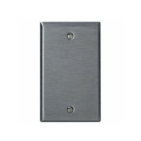 Leviton Wall Plate, Stainless Steel SSJ13-40