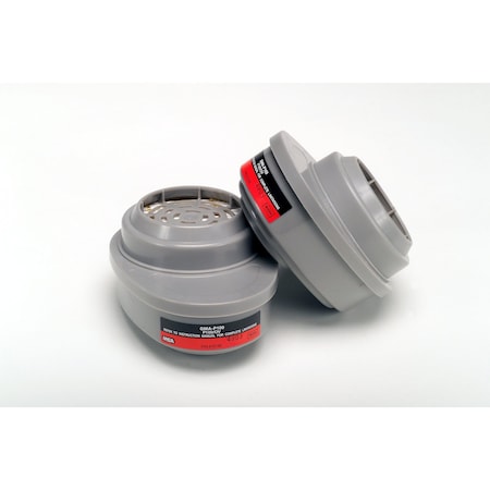 Msa Safety Combination Cartridge/Filter, Advantage, Bayonet, Black/Magenta, GMA-P100, 2/Pkg 815362