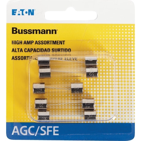 Eaton Bussmann AGC & SFE Tube Fuse Assortment, 5PK BP/AGC-SFE-A5-RP