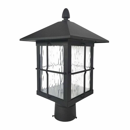 Westgate LED POST MOUNT LANTERN (MULTI COLOR TEMPERATURE), 12W, 3000K/4000K/5000K, Black PML-MCT-BK