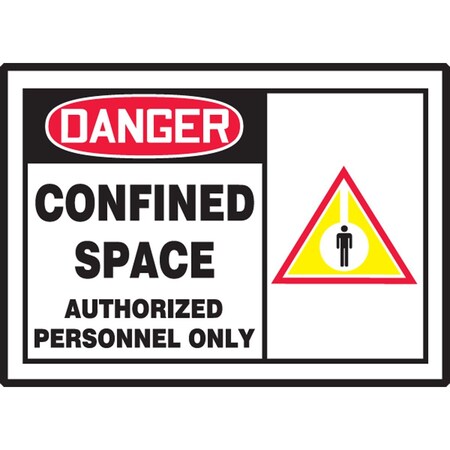 Accuform Danger Safety Label LCSP001XVE