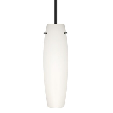 Besa Lighting Besa Suzi 11 Stem Pendant, Carrera, Black Finish, 1x 100W MAX E26 Base 1TT-412119-BK