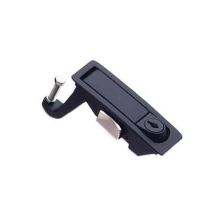 Southco Compression Latch, Tool Locking, Phillips Recess, Not sealed, Zinc Alloy, Powder Coat, Black C2-32-105