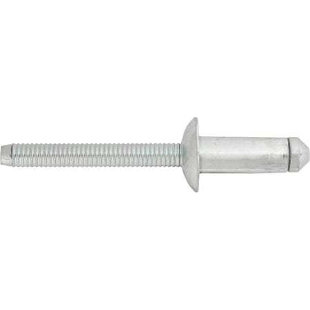 Auveco Blind Rivet 1/4in 6.3mm Steel Mandrel & Rivet, 10PK 25109