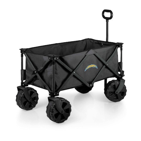 Picnic Time Family Of Brands NFL Los Angeles Chargers - Adventure Wagon Elite All-Terrain Portable Utility Wagon 741-85-679-344-2