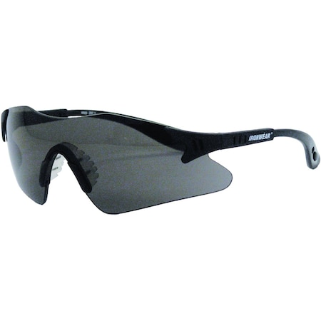 Ironwear Sunset Series Safety Glasses ANSI Z87 Compliant with UVA and UVB Protection, Black, Grey 3250-B-G