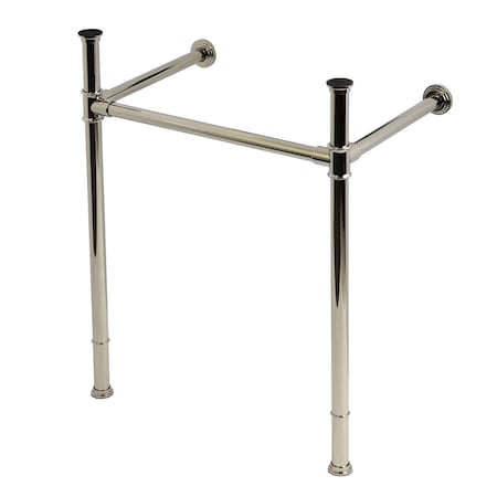 Kingston Brass Stainless Steel Console Sink Legs, Polished Nickel VPB36256