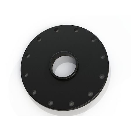 Zoro Select Slip-On Flange, Carbon Steel, 10 in Nominal, 16 in Outside Diameter, 150 lb, Raised Face  FL1RSO10X4
