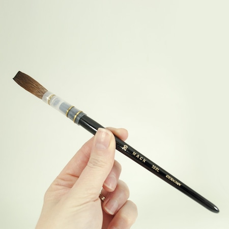 Mack Brushes Grey Pencil Quill, Plain Handle 189L-6