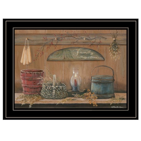 Homeroots Treasures on the Shelf I 3 Black Framed Print Wall Art 406801