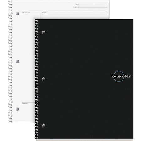 Tops Business Forms Tops Note-Taking System Notebook, Wire, 20 lb, 11"x9", 100 Sheets, White 90223