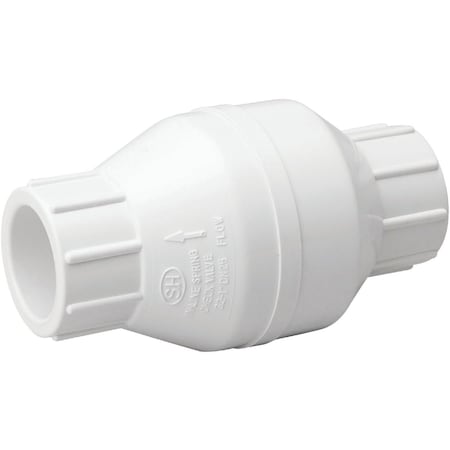Proline Series ProLine PVC 1-1/2'' SOLV x 1-1/2'' SOLV In-Line Check Valve 101-607