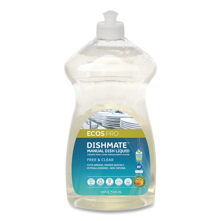 Ecos Pro Dishmate Manual Dish Liquid, 25 oz Bottle PL9721/6
