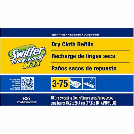 Swiffer 6 16-Sheet Boxes Refill Cloth White Pad, Cloth MOQ=1, Pkg Qty=6 37109