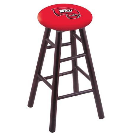 Holland Bar Stool Co Maple Counter Stool, Dark Cherry Finish, Western Kentucky Seat RC24MSDC