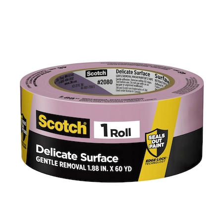 3M Painter'sTape, Washi, Prp, 60ydL, 1-7/8inW 79750