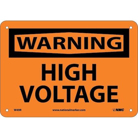 Nmc Warning High Voltage Sign W49R