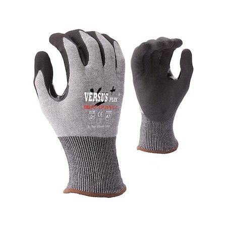 Task Gloves FIBSH, 18 AWG, BLK, MF NITRILE, PRICED, PK 12 VSP72670TC-S
