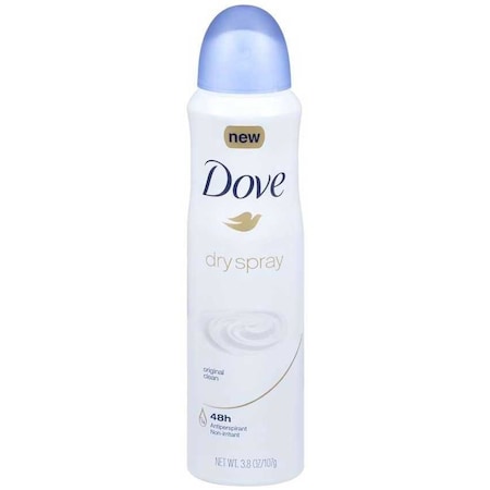Dove Original Clean Antiperspirants/Deodorants Dry Spray, 3.8 Ounce, 12PK 84152806